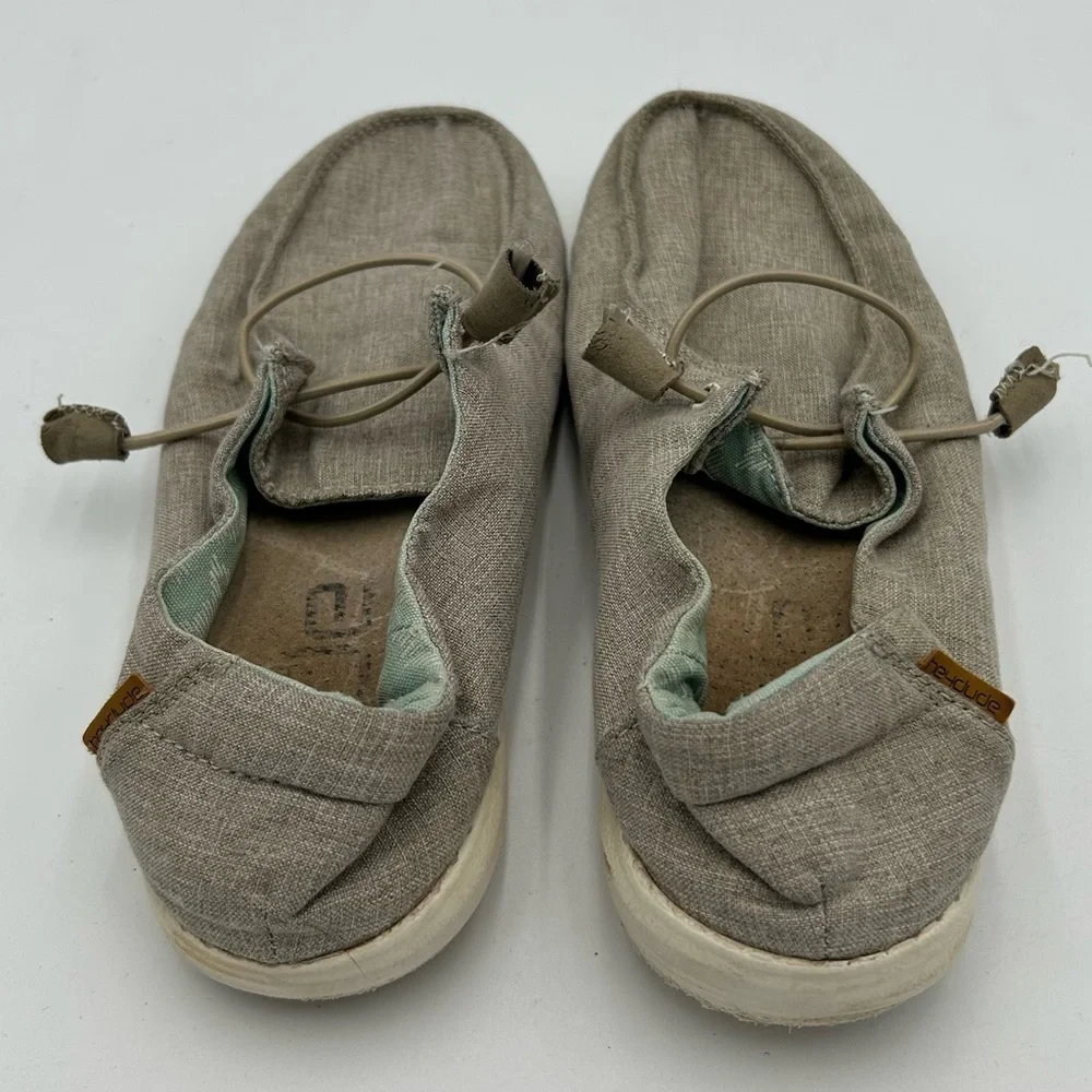 Hey Dude Wendy Canvas Shoes Chambray Beige